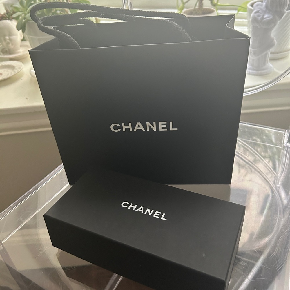 CHANEL Black Bag and Box Set